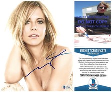 Meg Ryan actress signed Sexy 8x10 Photo Beckett COA with Exact Proof autographed picture