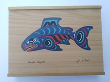 Joe Wilson Salmon Legend Wooden Box picture