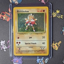 Hitmonchan 7/102 Base Set Holo Rare Pokemon Card WOTC Vintage 1999 picture