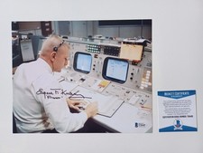 EUGENE KRANTZ, NASA FLIGHT DIRECTOR - AUTOGRAPHED 8