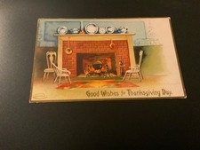 Ellen Clapsaddle ~ Good Wishes for Thanksgiving Day - Embossed 1908  Postcard picture