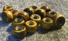 15 Old Buffalo Horn Padre Trade Beads Sioux Indian People 1800's picture