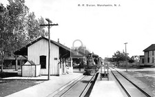 Railroad Train Station Depot Manahawkin New Jersey NJ - Reprint picture