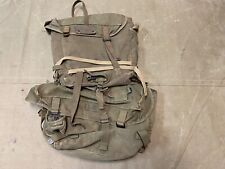 ORIGINAL WWII US ARMY INFANTRY M1944 UPPER FIELD PACK & SUSPENDERS SET picture
