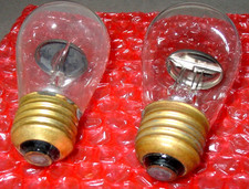 VINTAGE G.E.  ARGON BULB  AR1  Purple & Orange Neon Glow Lamp Lot Medium Bases picture