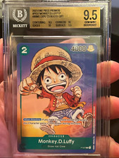 Bandai 2023 One Piece Promos Monkey D. Luffy P-037 Promo Anime Expo '23 BGS 9.5 picture