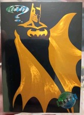 (2) x 1995 Fleer Metal Batman Forever Gold Blaster #1 of 10 - BATMAN  +  PROMO picture