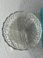 Jewelite Faceted & Divided Glass Holiday Serving Dish by Gibson Design 8