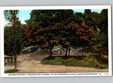 c1926 Massanutten Caverns Entrance Harrisonburg Virginia VA Curt Teich Postcard picture