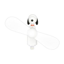 Gourmandise Peanuts Snoopy Mini Cool Fan with Connector (Lightning) - Snoopy picture
