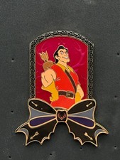Gaston Pink a la Mode Gothic Bow Villains Mystery Pin picture