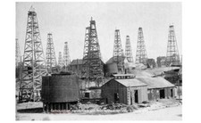 1905 Los Angeles Oil Wells Photo – Vintage Petroleum Industry Scene 5x7 picture