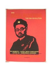 Fish Revolution Silkscreen Poster Viva Red picture