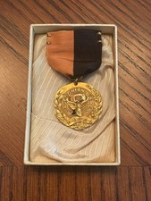 Antique 1940 Princeton University Athletic Medal Badge Button Javelin Throw picture