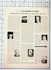 1939 LIFE Magazine Page Albert Einstein Palestine Pavilion NY World's Fair picture