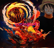 RanDian Studio One Piece Luffy vs Fire Dragon Statue Pre-order Painted H46.5 Led picture