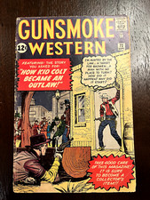 VINTAGE 1962 GUNSMOKE WESTERN #72 Comic Jack Kirby Kid Colt Outlaw picture