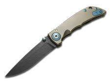 Spartan Blades Harsey Folder 3.25 SF10DMBL Titanium Damascus Steel Pocket Knife picture