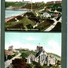 c1910s Scarborough UK Clarence Gardens St Marys Church Castle Rowntree Cafe A367 picture