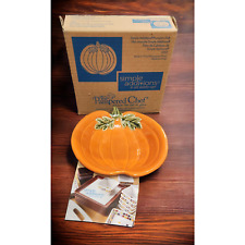 Pampered Chef Simple Additions HALLOWEEN PUMPKIN DISH #2082 AUTUMN THANKSGIVING  picture