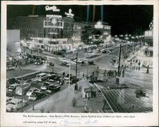 1961 Photo West Berlin Germany Fifth Avenue Kurfuerstendamm Parking Lot 8x10 picture