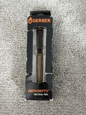 NIB RARE Gerber Impromptu Tactical Pen With Black Ink with glass break feature picture