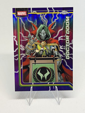 Topps 2026 Topps Chrome Marvel Doctor Doom  028/75 Purple Storm Lightning picture