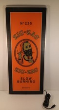 Zig Zag Slow Burning Papers Laser Cut LED Neon Light Up Sign Brand New in Box picture