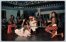 Vintage Limbo Dance Postcard Trinidad West Indies Port of Spain D221 picture