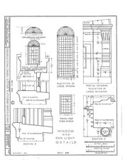 Photo:North Attleboro MA Congregational Church 1828 Window Details HABS picture