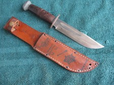 Vintage PAL RH 36 Knife W/ Boy Scout Art Sheath Weimachtendienk Turtle Symbol picture