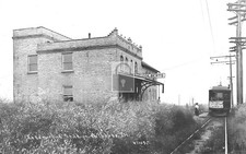 Interurban Trolley Train Station Gilberts Illinois IL - Reprint picture