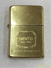 ZIPPO 2002 LEVIS Oil Lighter Used picture