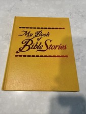 1978 My Book of Bible Stories Illustrated Religious Story Book Hardcover picture