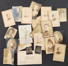 1890s–1910s antique PHOTO LOT braintree ma HERBERT C KEITH FAMILY portraits picture