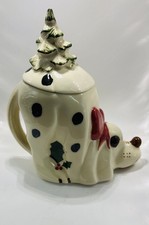 Vintage 1999 McCoy Pottery Mac II Treat Jar Limited Edition Christmas Tree. picture
