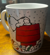 Peanuts Snoopy Woodstock Merry Christmas Coffee Mug Oversized Zrike Brands 2023 picture