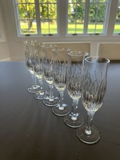 Nachtmann Helena Champagne Flute Crystal Germany - set of 6 very nice condition picture