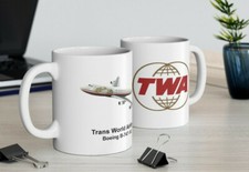 TWA - Trans World Airlines B-747 Coffee Mug picture