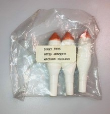 Vintage Dinky 759 Rockets (for UFO Interceptor) 3 original spares in factory bag picture