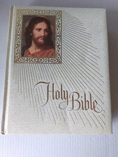 Vintage Version 1972-1973 Edition Large Coffee Table Bible Catholic Religious picture