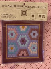 Amish Heritage Collection 1996 Frameable Fabric Quilts Ann Dezendorf  NEW picture