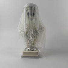 Ashland Haunted Forest Halloween Ghost Bride Bust Tabletop Decor 8” Gothic picture