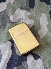 2002 Classic Vintage Zippo Lighter - Gold Flashed Finish picture