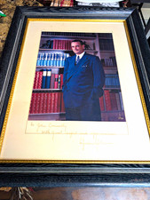 Lyndon B. Johnson Framed Signed Photo, Inscribed, Historical, Dated 1968 picture