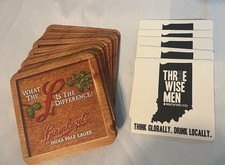 20 Leinenkugel’s Beer Coasters Cardboard Honey Weiss Amber Light Indian Maiden picture
