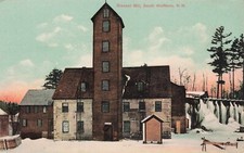 Postcard - South Wolfboro, New Hampshire, Blanket Mill in Winter - 1910 picture