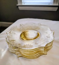 Lancaster Jubilee Set 7 Yellow Salad Plates 7
