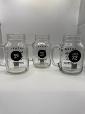 VTG Atlantic City Mason Jar Mug Casino Harrah Showboat Ballys Caesars Do AC picture