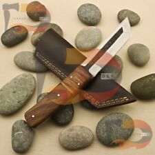 Custom Handmade 9''inch High Carbon steel Tanto Knife/Skinning Knife with Sheath picture